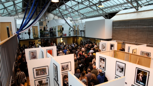 A very busy photography exhibition at The Out of the Blue Drill Hall