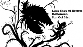Outline of the plant from 'Little Shop of Horrors', show on Sunday 31st October 2021