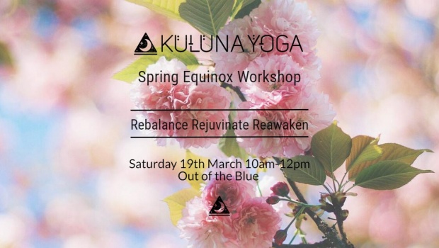 Poster with the dates for the Kuluna Yoga Workshop
